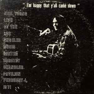 NEIL YOUNG Dorothy Chandler Pavilion 1971 - Vinyl LP - Album
