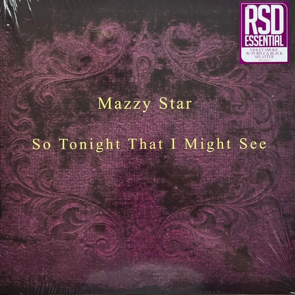 MAZZY STAR So Tonight That I Might See - RSD Exclusive Violet Smoke With Purple And Black Splatter Vinyl LP - Album