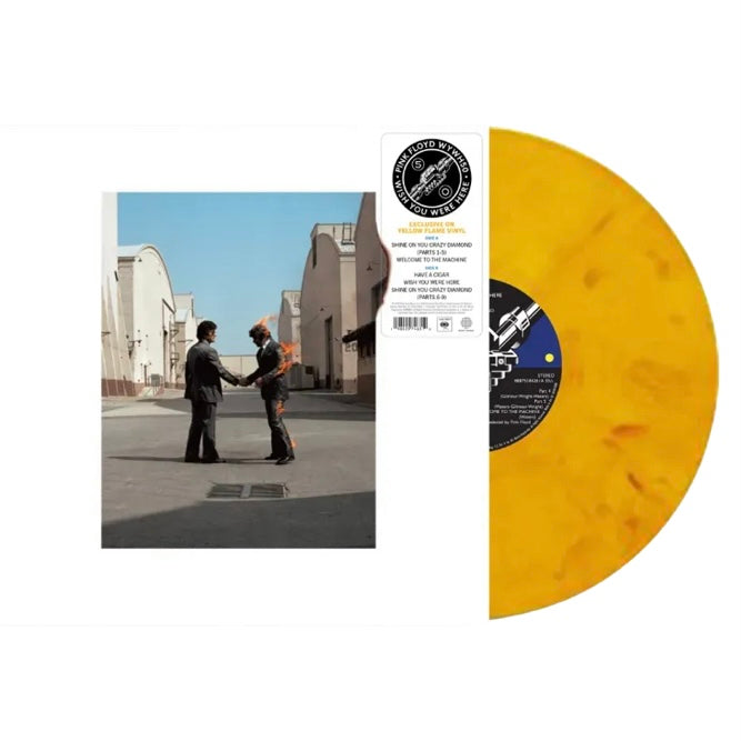 PINK FLOYD Wish You Were Here (50th Anniversary Edition) - Yellow Flame Vinyl LP - Album