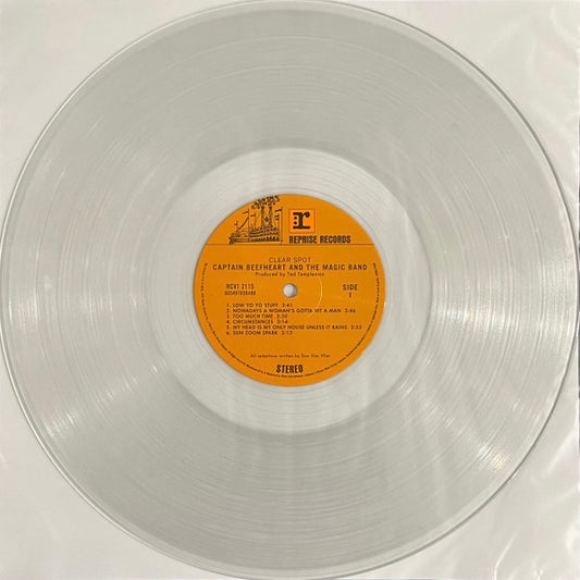 CAPTAIN BEEFHEART AND THE MAGIC BAND Clear Spot - 50th Anniversary RSD Limited Edition Clear Vinyl 2LP - Album