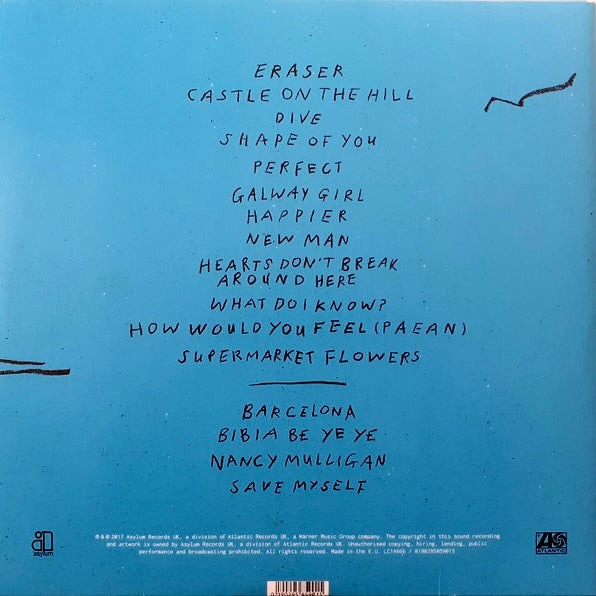 ED SHEERAN ÷ (Divide) - Vinyl 2LP - Album