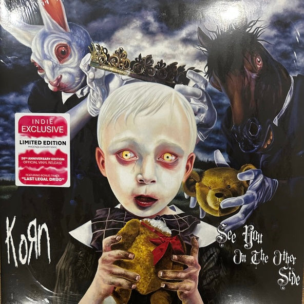 KORN See You On The Other Side - 20th Anniversary Edition Magenta Cloudy Vinyl 2xLP - Album