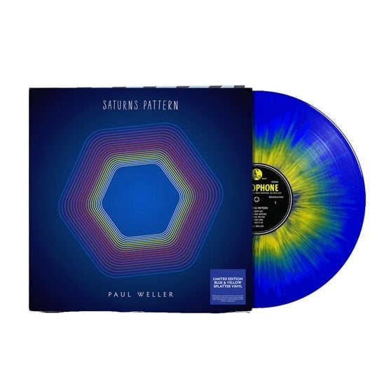 PAUL WELLER Saturns Pattern (National Album Day 2026) - Limited Edition Blue Yellow Splatter Vinyl LP - Album
