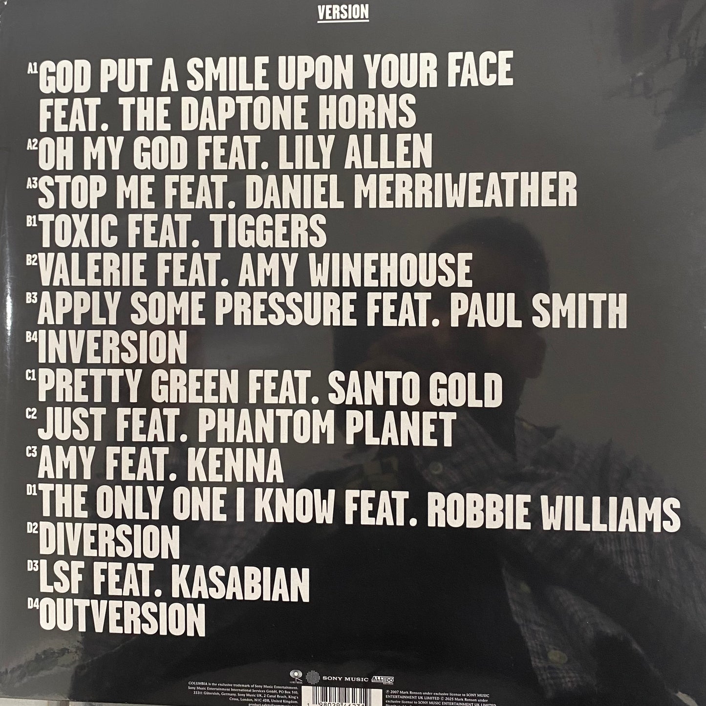 MARK RONSON Version - Vinyl LP - Album