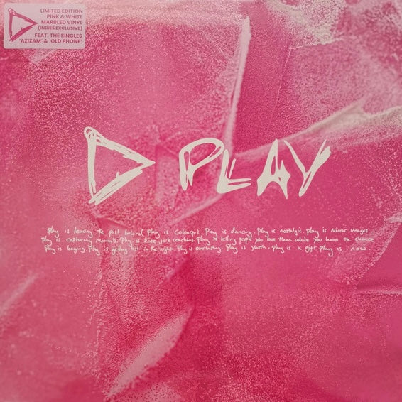 ED SHEERAN Play - Indies Exclusive Pink And White Marbled Vinyl LP - Album