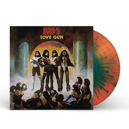 KISS Love Gun (National Album Day 2025) - Limited Edition Tangerine And Aqua Splatter Vinyl LP - Album