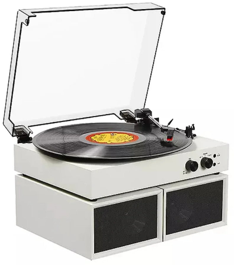 Harrow Bluetooth Record Player with Speakers Steepletone