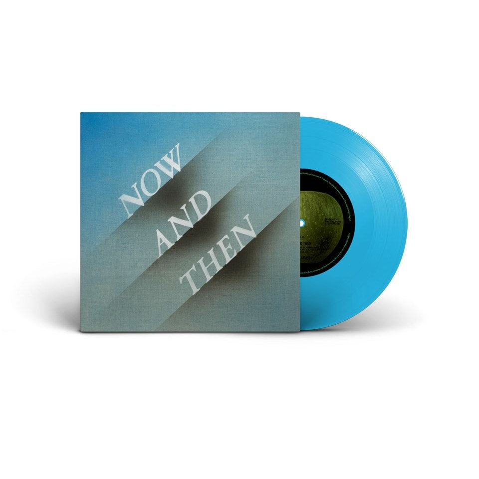 THE BEATLES Now And Then - Limited Edition 7” Blue Vinyl