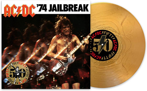 AC/DC ‘74 Jailbreak - 50th Anniversary Special Edition Gold Vinyl LP - Album
