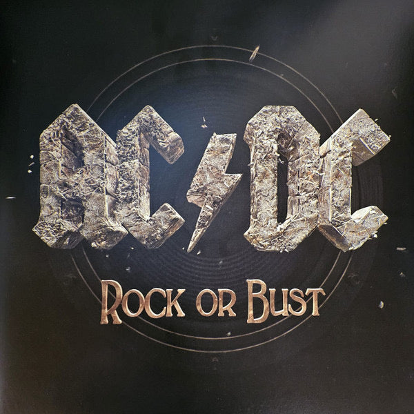 AC/DC Rock Or Bust - 50th Anniversary Special Edition Gold Vinyl LP - Album