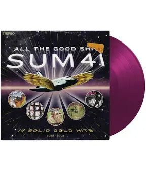 SUM 41 All The Good Shit: 14 Solid Gold Hits 2001-2008 - Limited Edition Purple Vinyl LP - Compilation