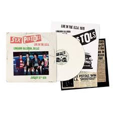 SEX PISTOLS Live In The U.S.A 1978, Dallas - Limited Edition White Vinyl LP - Album