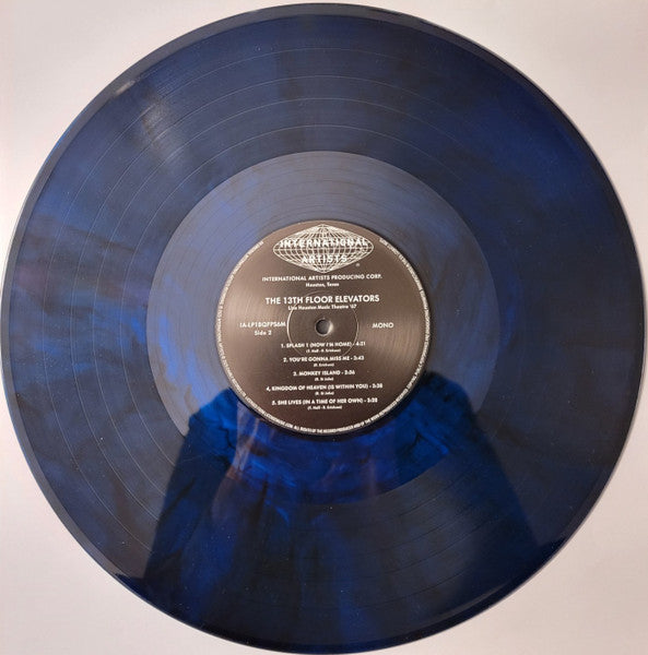 13TH FLOOR ELEVATORS Live Houston Music Theatre ‘67 - RSD Transparent Blue with Black Smoke Vinyl LP