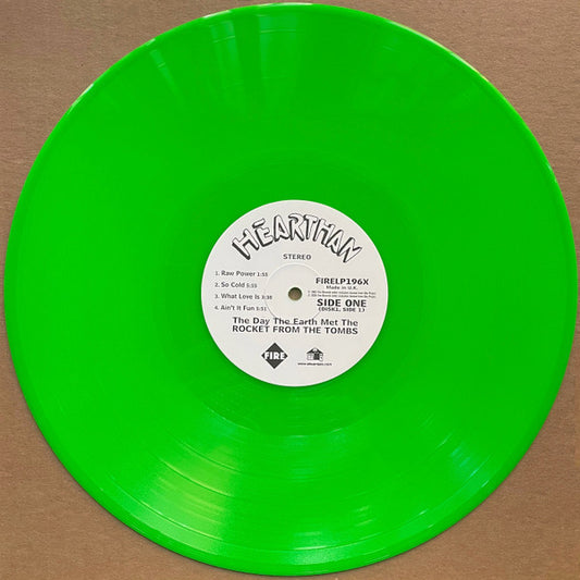 ROCKET FROM THE TOMBS The Day The Earth Met The… (Live from Punk Ground Zero, Cleveland 1975) - 50th Anniversary Limited Edition Green Vinyl 2LP