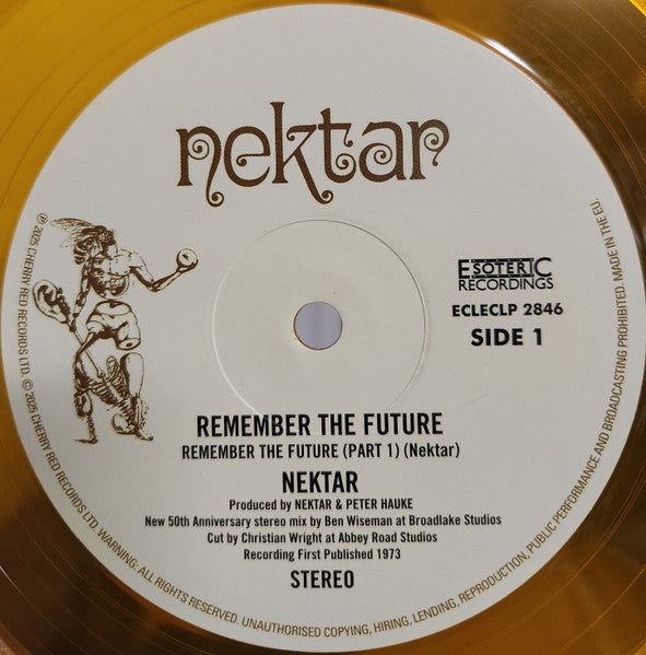 NEKTAR Remember The Future - RSD Transparent Yellow Vinyl LP