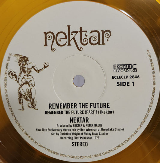 NEKTAR Remember The Future - RSD Transparent Yellow Vinyl LP