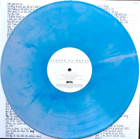 LIANNE LA HAVAS Is Your Love Big Enough? - RSD Pink & Blue Galaxy Marble Vinyl LP