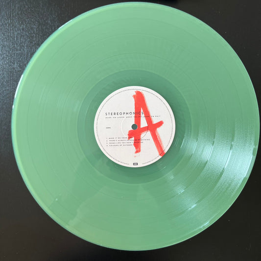 STEREOPHONICS Make 'Em Laugh, Make 'Em Cry, Make 'Em Wait - Limited Edition Heavyweight Coke Bottle Clear Vinyl LP