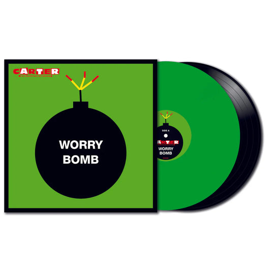 CARTER THE UNSTOPPABLE SEX MACHINE Worry Bomb - Limited Expanded Edition Green And Black Vinyl 2LP