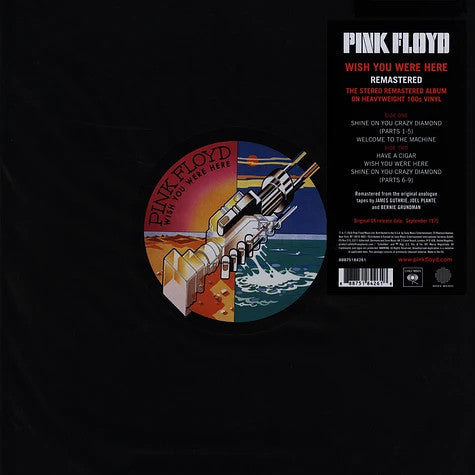 PINK FLOYD - Wish You Were Here - 180G Vinyl LP - Album
