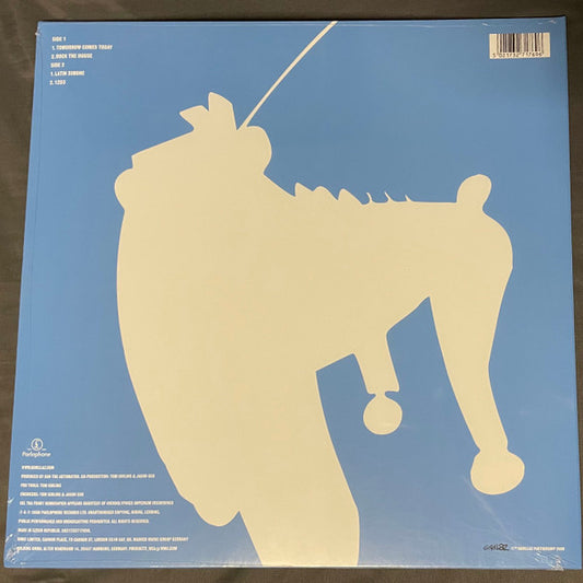GORILLAZ Tomorrow Comes Today - Limited Edition White & Blue Colour-In-Colour Vinyl 12” EP