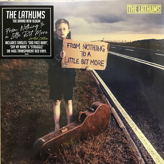 THE LATHUMS From Nothing To A Little Bit More - Limited Edition Transparent Red Vinyl LP - Album