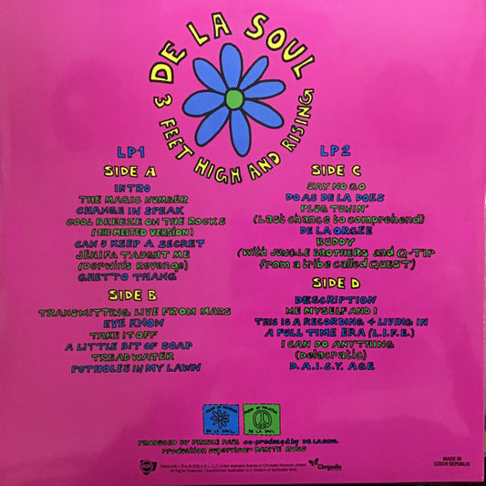 DE LA SOUL 3 Feet High And Rising - Opaque Yellow Vinyl 2xLP - Album