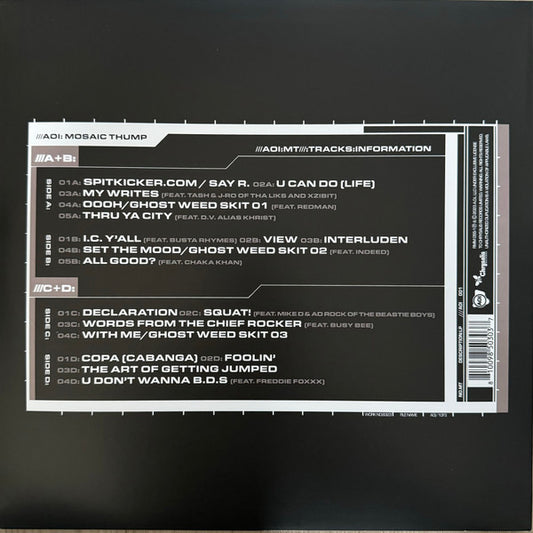 DE LA SOUL Art Official Intelligence: Mosaic Thump - Vinyl 2LP - Album