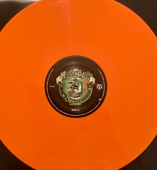 HOUSE OF PAIN House Of Pain (Fine Malt Lyrics) - 30 Years Limited Edition Orange & White Vinyl 2LP - Album