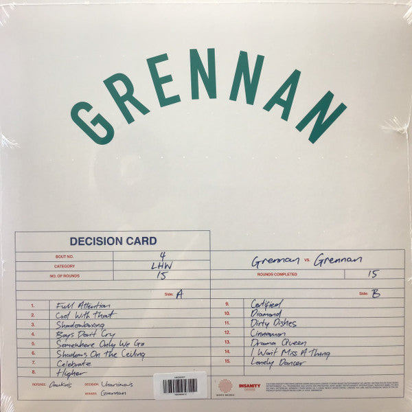 TOM GRENNAN Everywhere I Went Led Me To Where I Didn't Want To Be - Limited Edition Red Vinyl LP - Album