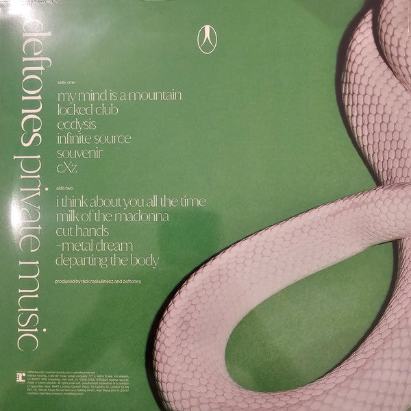 DEFTONES Private Music - First Edition Clear Vinyl LP - Album