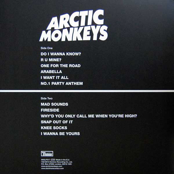 ARCTIC MONKEYS AM - Vinyl LP - Album