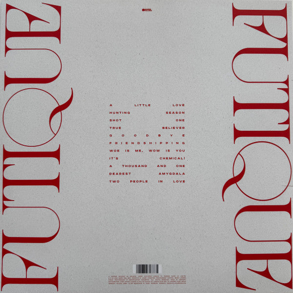 BIFFY CLYRO Futique - Limited Edition White And Black Marbled Vinyl LP - Album