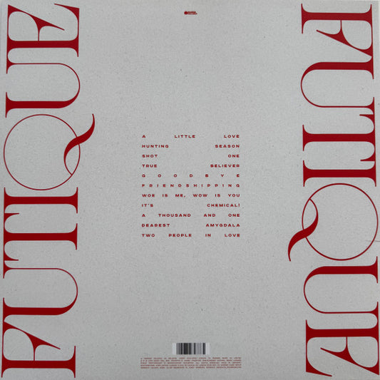 BIFFY CLYRO Futique - Limited Edition White And Black Marbled Vinyl LP - Album