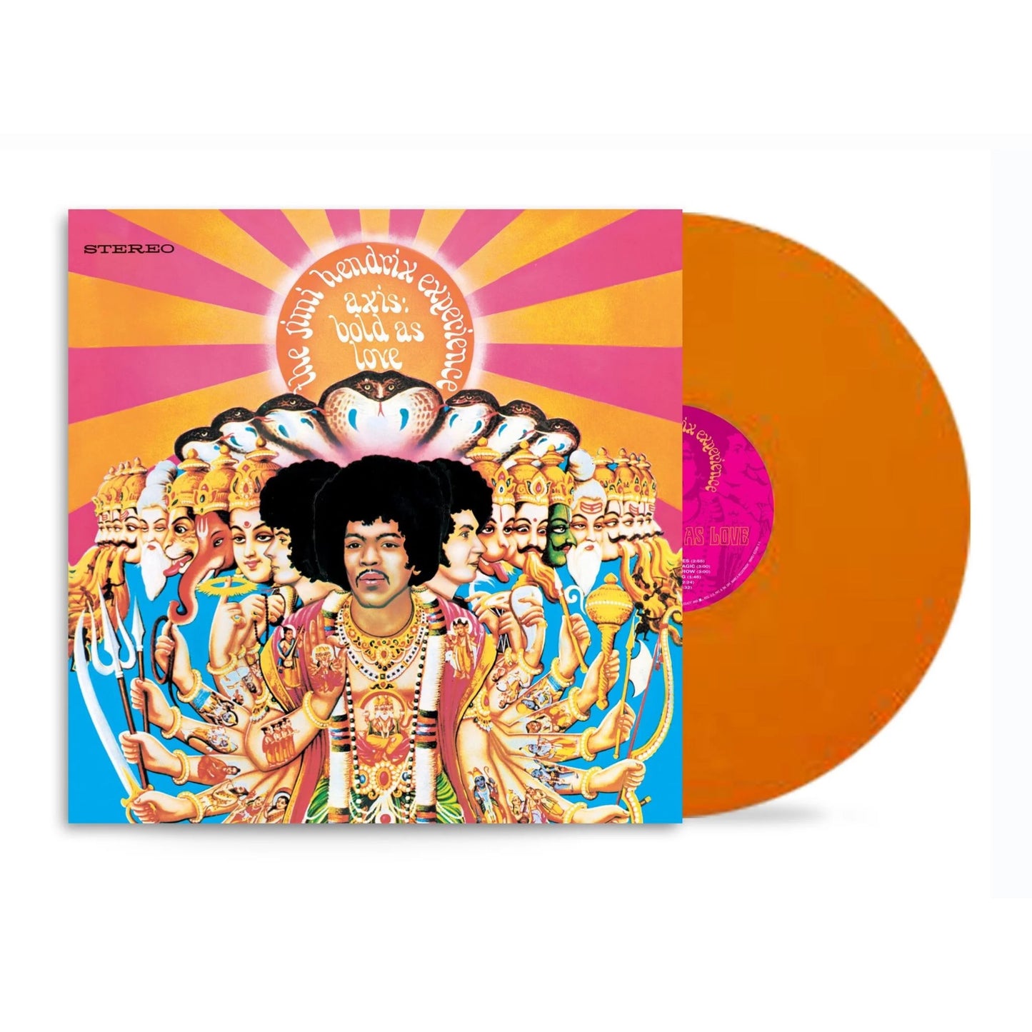THE JIMI HENDRIX EXPERIENCE Axis: Bold As Love (National Album Day 2025) - Electric Orange Vinyl LP - Album