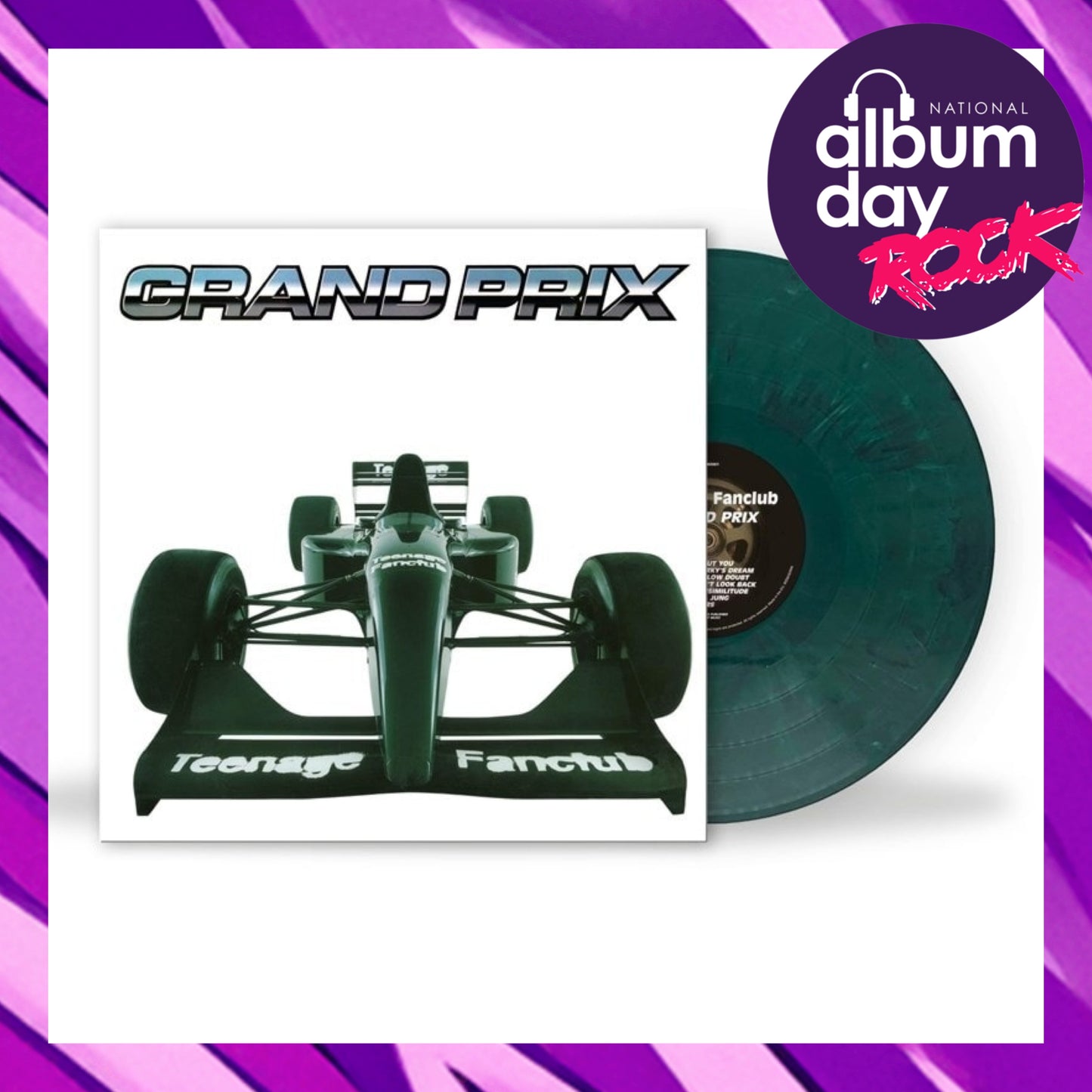 TEENAGE FANCLUB Grand Prix (National Album Day 2025) - Limited Edition Marbled Green Vinyl LP - Album