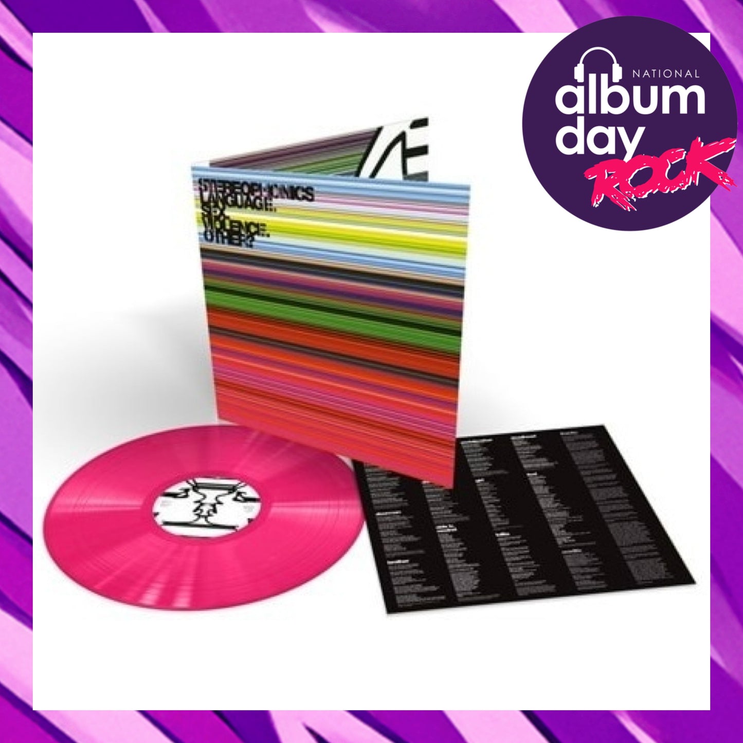 STEREOPHONICS Language. Sex. Violence. Other? (National Album Day 2025) - Transparent Pink Vinyl LP - Album