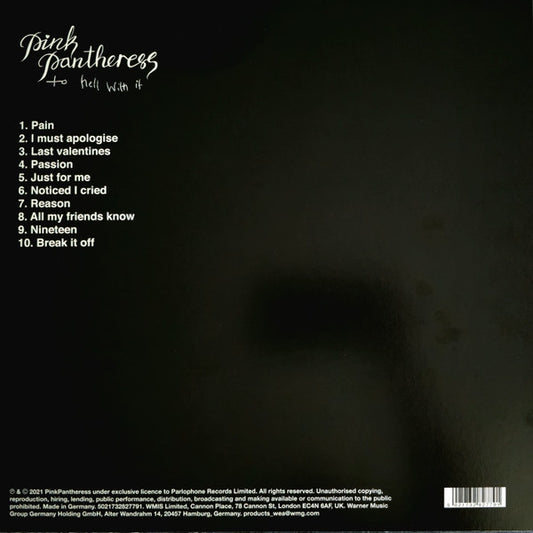 PINKPANTHERESS To Hell With It - Exclusive Sparkle Universe Edition Vinyl LP - Mixtape