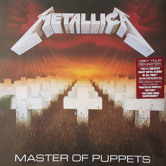 METALLICA Master Of Puppets - 180G Vinyl LP - Album