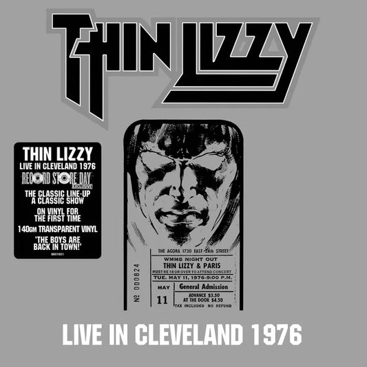 THIN LIZZY Live In Cleveland 1976 (Record Store Day 2026) - Transparent Vinyl 2LP - Album