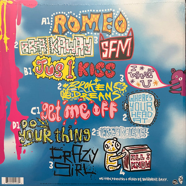 BASEMENT JAXX Rooty - Pink And Blue Coloured Vinyl 2LP - Album
