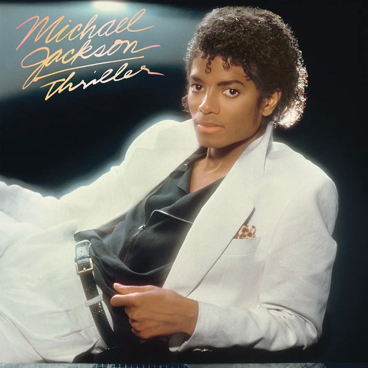 MICHAEL JACKSON Thriller - Red Black Marble Vinyl LP - Album