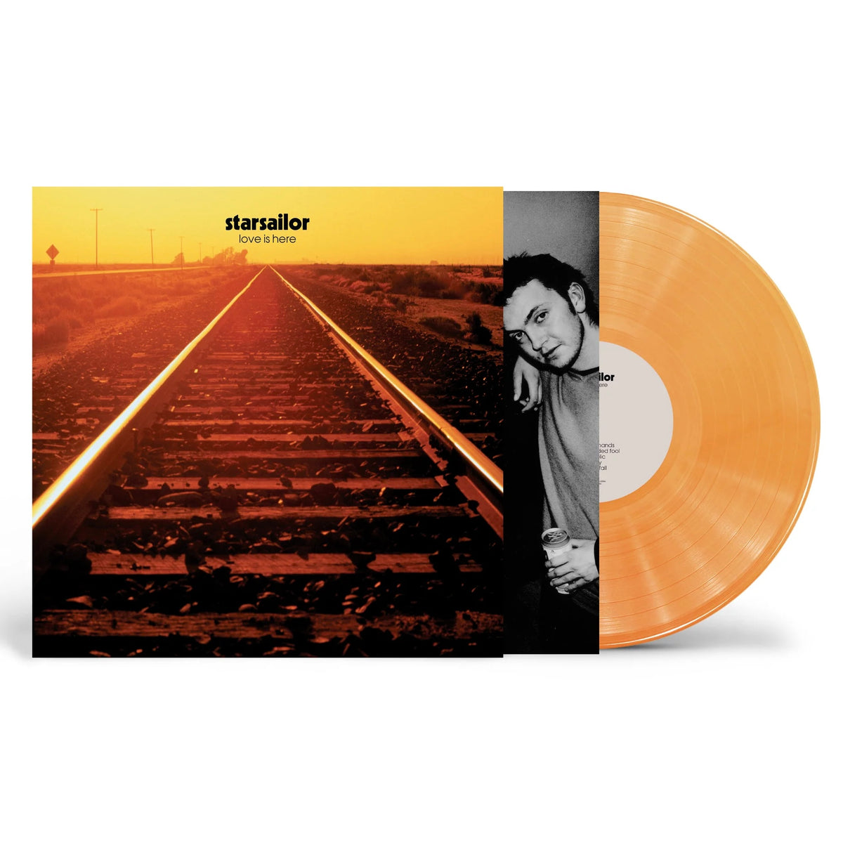 STARSAILOR Love Is Here (25th Anniversary) - Transparent Orange Vinyl LP - Album