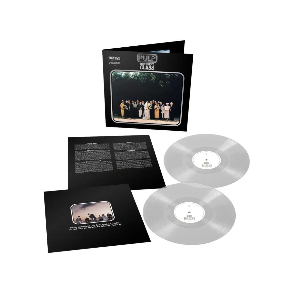 PULP Different Class (National Album Day 2026) - Special Edition Crystal Clear Vinyl 2LP - Album