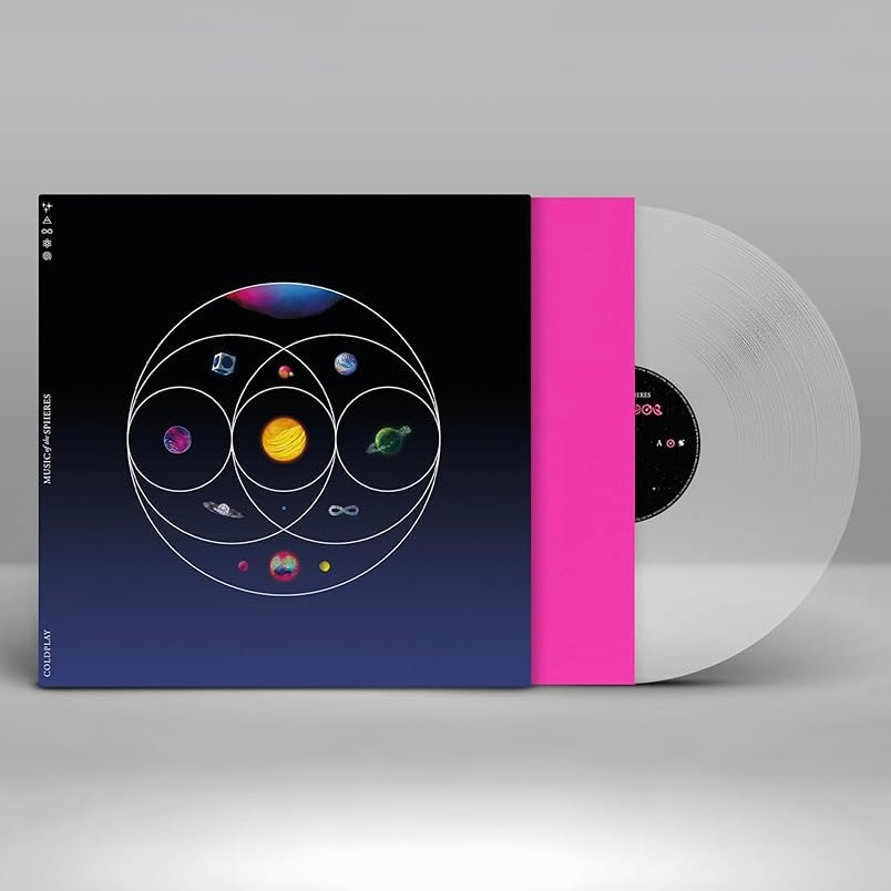 COLDPLAY Music Of The Spheres - Clear EcoRecord Vinyl LP - Album