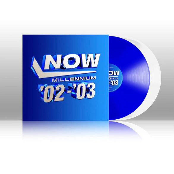 VARIOUS Now Millennium ‘02-‘03 - Blue And White Vinyl 2xLP - Compilation