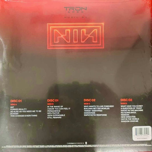 NINE INCH NAILS Tron: Ares (Original Motion Picture Soundtrack) - Translucent Red Vinyl 2xLP - Album