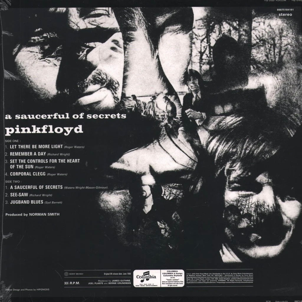 PINK FLOYD A Saucerful Of Secrets - 180G Vinyl LP - Album