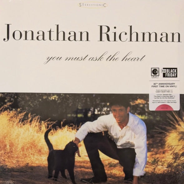 JONATHAN RICHMAN You Must Ask The Heart (Record Store Day Black Friday 2025) - Limited Edition Candy Heart Pink Vinyl LP - Album
