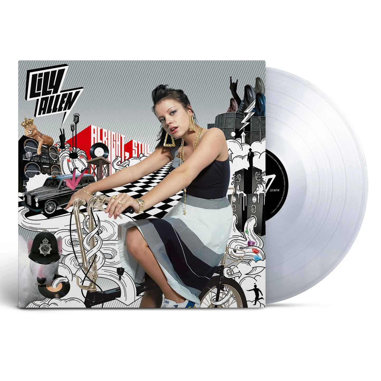LILY ALLEN Alright, Still - Crystal Clear Vinyl LP - Album